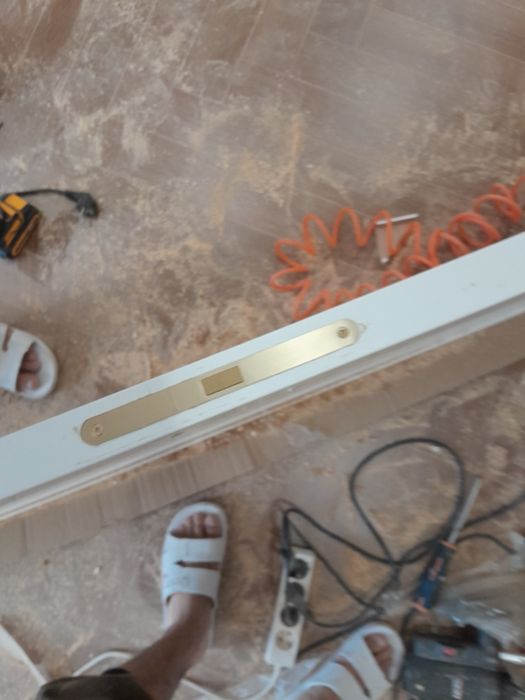 Установка двери есик