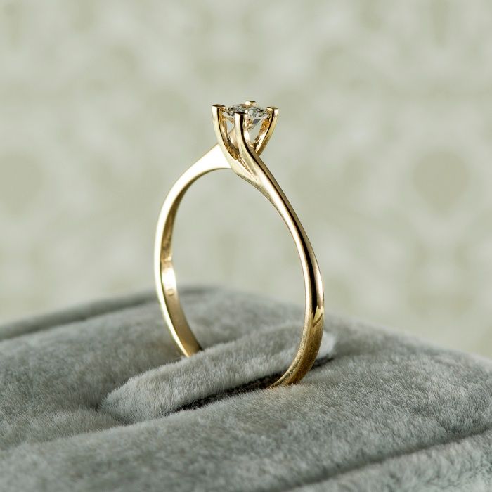 Inel de aur galben 18k (4 gherute) cod 8323,8324