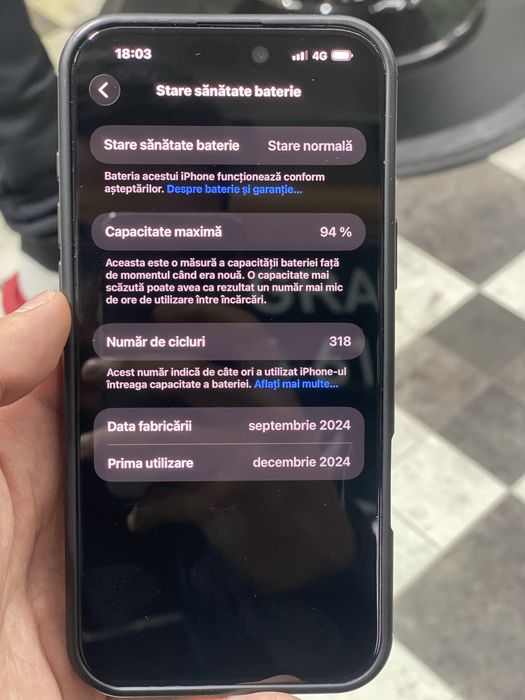 Iphone 16 pro max, in garantie, vand sau schimb cu 17 pro max