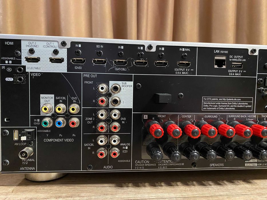 Pioneer VSX-924 reciver 7.1 /4k/bluetooth/spotify/whifi/airpaly/usb