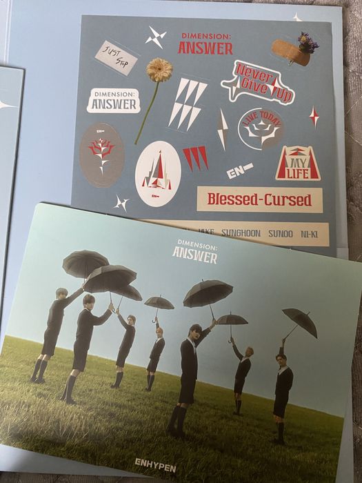 Альбом кпоп группы Enhypen dimension:answer yet