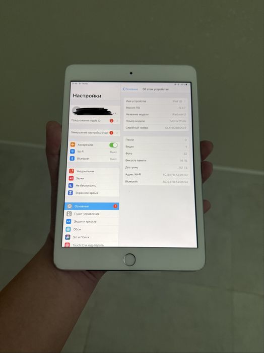 Ipad mini 3 в идеальном состоянии.