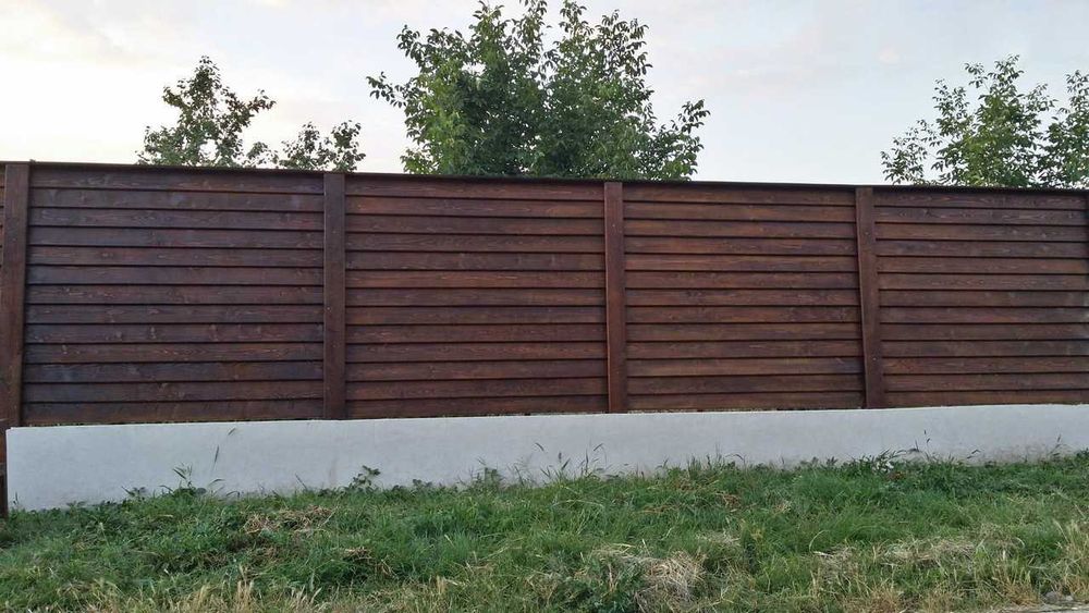 Garduri din sipca metalica, panou stil jaluzele si alte modele