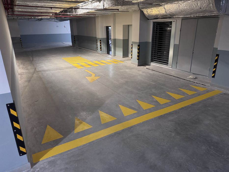 Разметка парковочных мест.Подземные паркинги удичные стоянки