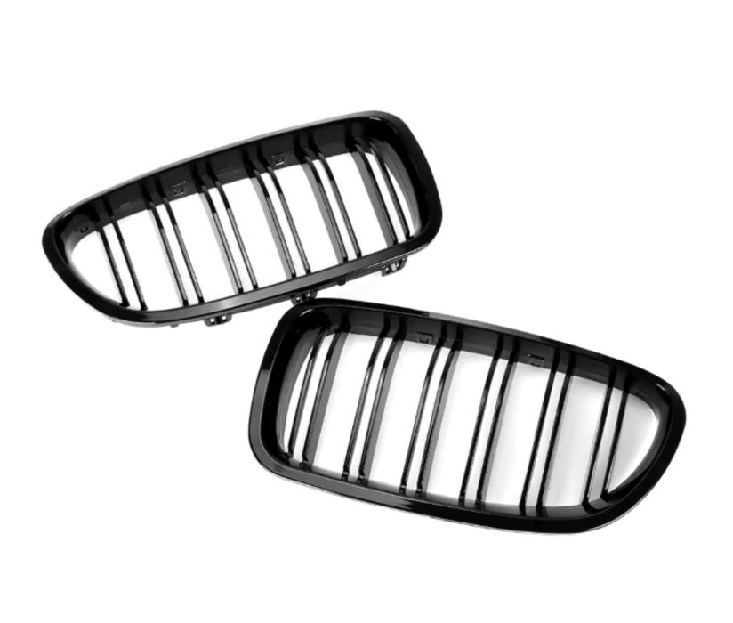 Двойни Решетки Бъбреци BMW F10 / F11 – Черен гланц НАЛИЧНИ! НА СКЛАД!