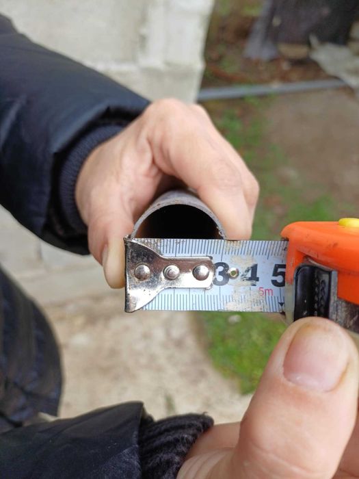 Метални боядисани тръби