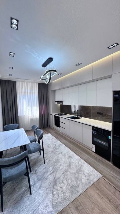 2/6/9 79м2 Новостройка ,  паркентский,  Раздельные комнаты .