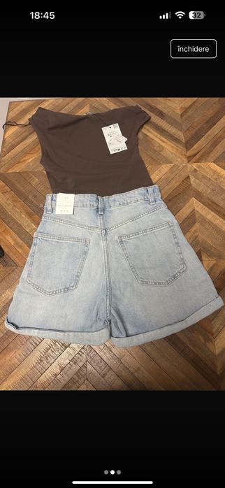 Pantaloni scurti blugi Zara