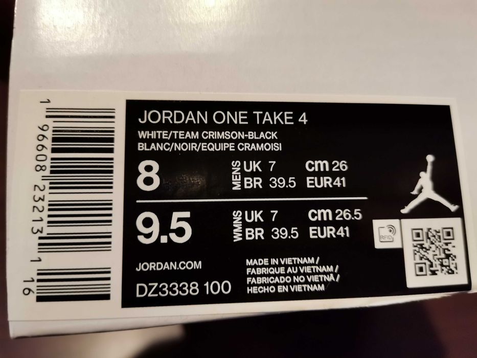 Jordan One Take 4 като нови