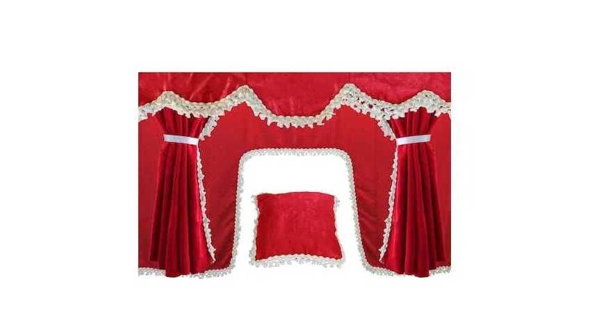 Спален комплект пердета от 5 части за DAF MAN SCANIA VOLVO , 4 цвята