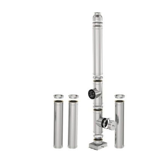 Coș inox profesional Izonox 5 m pornire de la sol - Transport gratuit