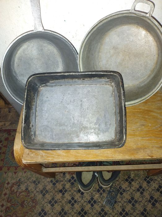 Ceaun cratiță tavă aluminiu turnat tuci