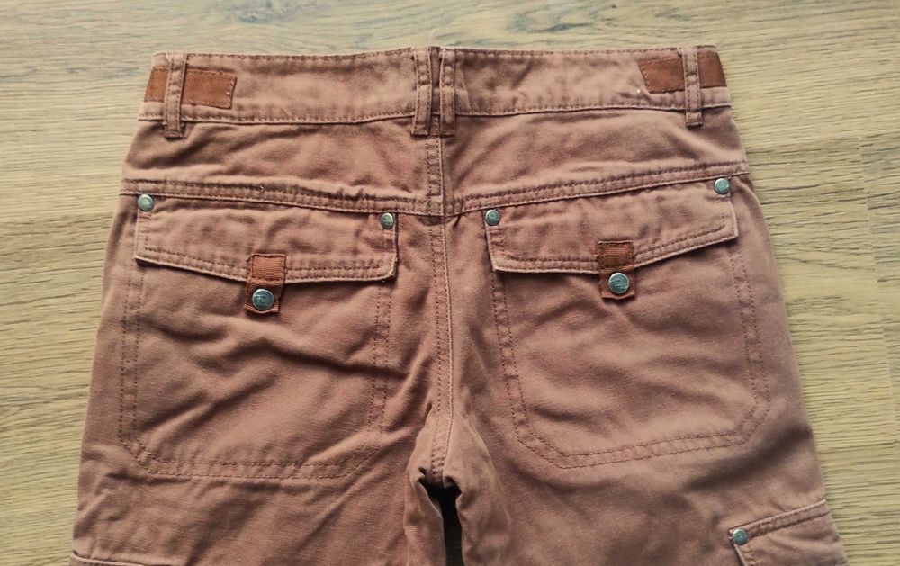 Ватиран зимен панталон 100% памук, р-р 146-152, 10-11 години, като нов