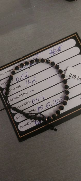 Bratari cu bilute aur 14k