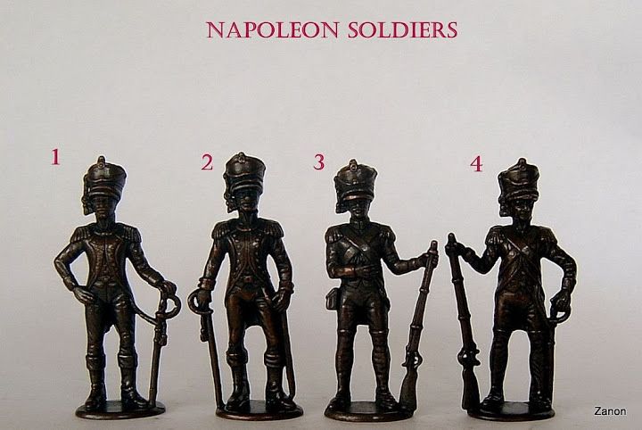 Фигурки/войници от метал от шоколадови яйца Киндер Сюрприз Kinder Surp