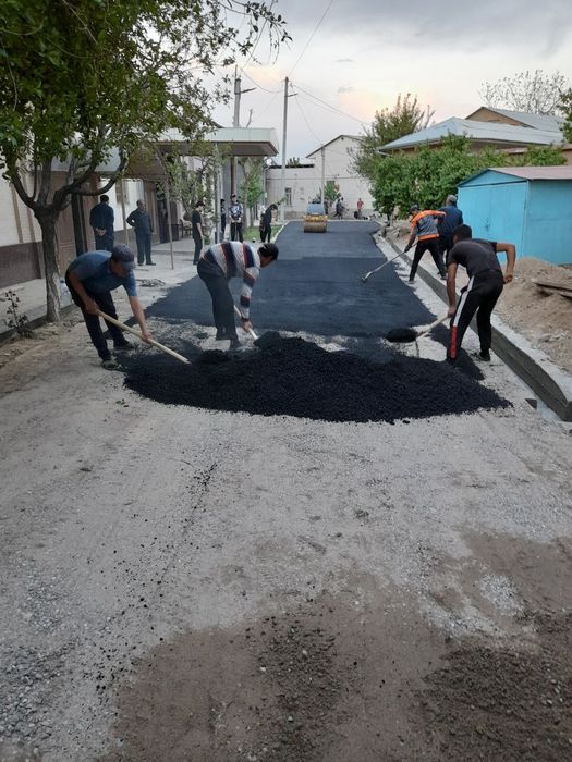 Асфальт Асфальтирование Sifatli Asfalt ishlarini qilamiz.