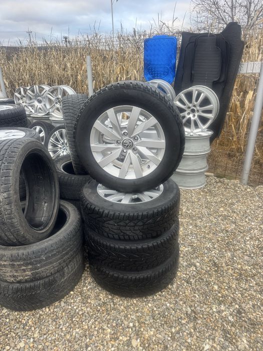 Set Roti Jante + anvelope iarna Originale  VW 215 60 16