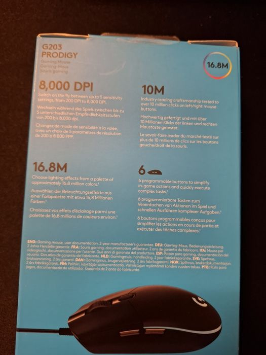 Геймърска мишка Logitech G203 Prodigy