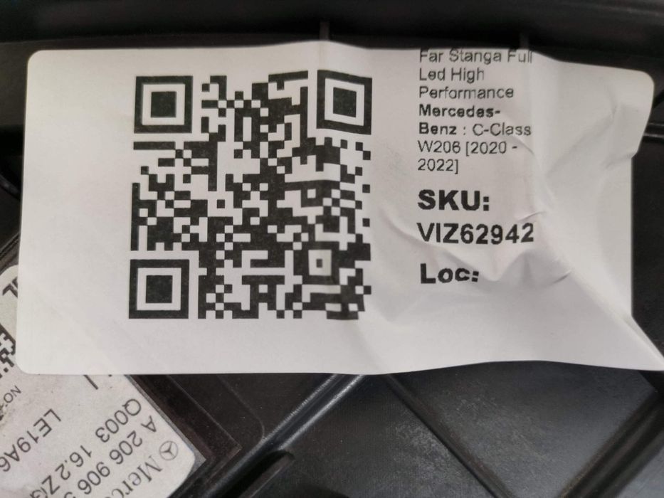 Фар Ляв Пълен Лед Висока Производителност Мерцедес-Бенц Ц-Клас / Merce