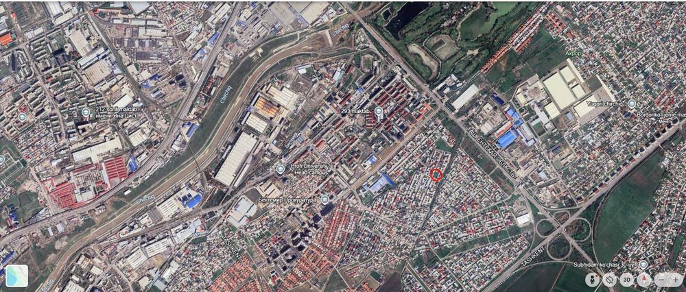 Тошкент шахар Бектемир тумани Мажнунтол махаллада 6 сотик