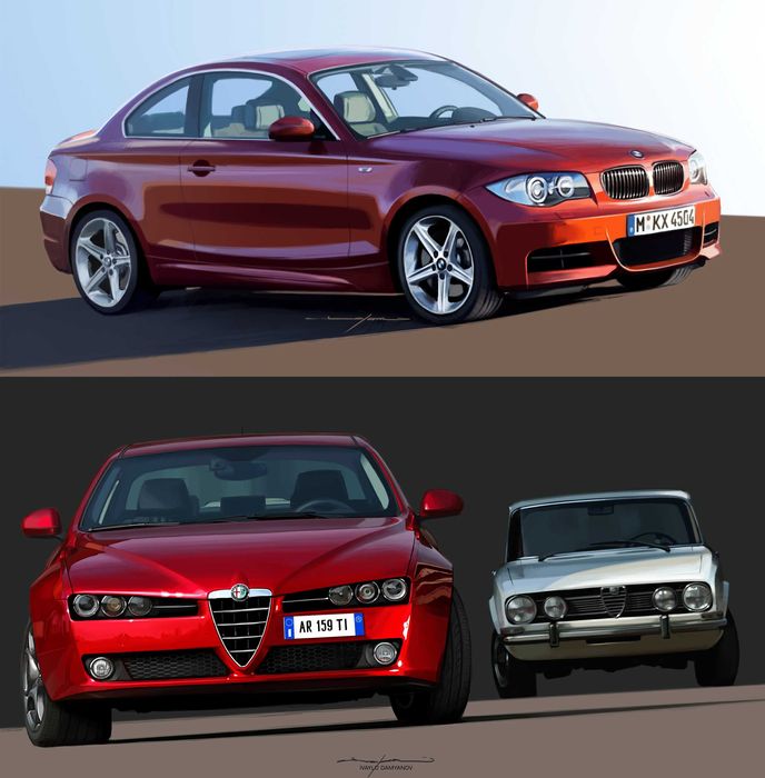 ПЛАКАТИ: Персонализирани автомобилни илюстрации