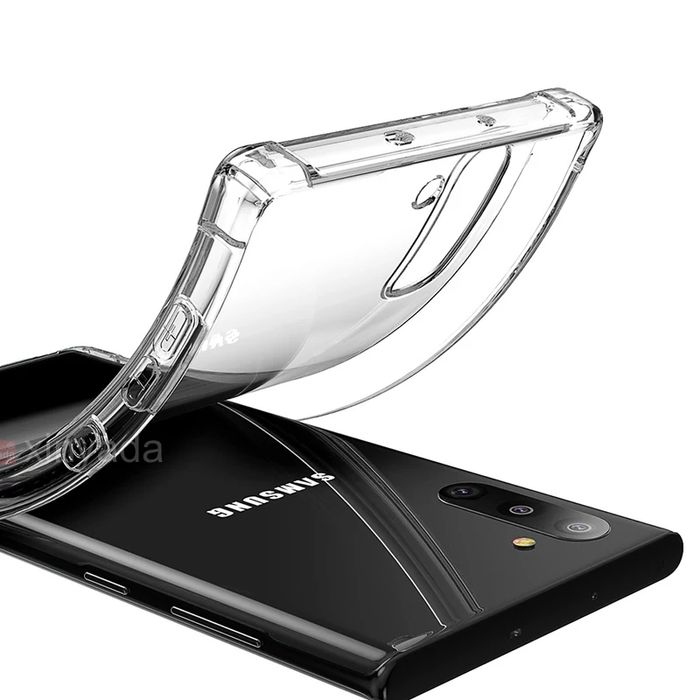 Прозрачен Силиконов Удароустойчив Кейс за Samsung Galaxy Note 10 / 10+