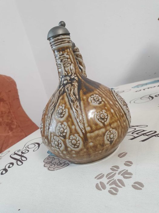 Ulcior Reinhold Merkelbach Bearded Man Jug Museum Replica #12 German