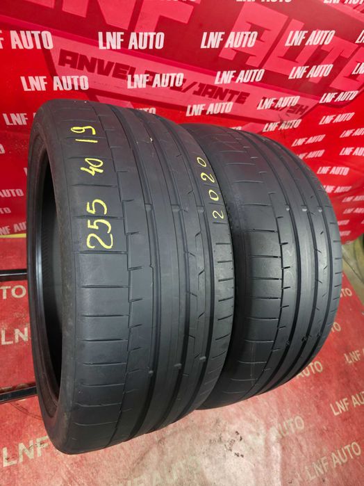 Anvelope de VARA - 255/40/19 - Continental 6 - 5.42 MM - DOT 2020 !