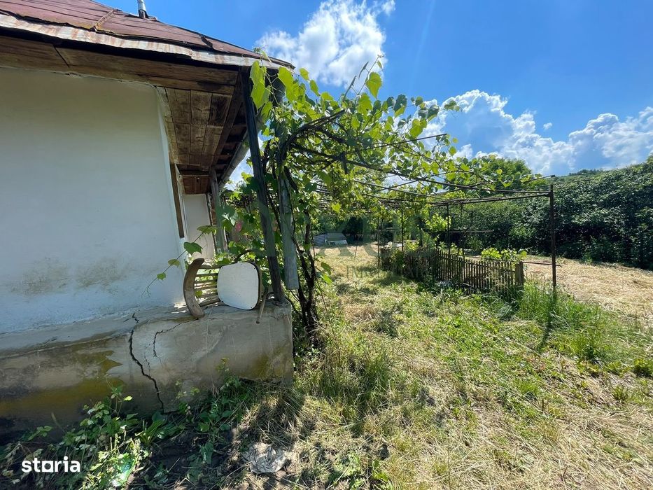 Casă bătrânească cu teren de 3.200 mp în Hertioana de Jos, jud.Bacău