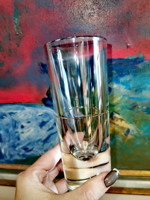 Антикварни кристални чаши Карло Морети Bulit Glasses 80г дизайнерски