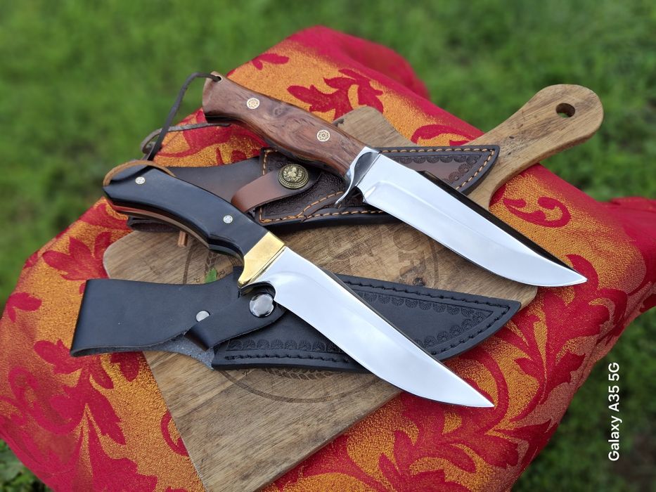 Ръчно изработени ножове стомана 440c дръжка Еленски рог