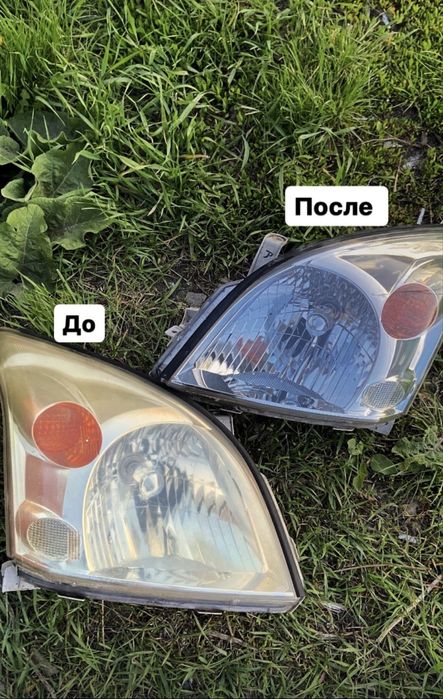 Полировка фар, качественно и недорого