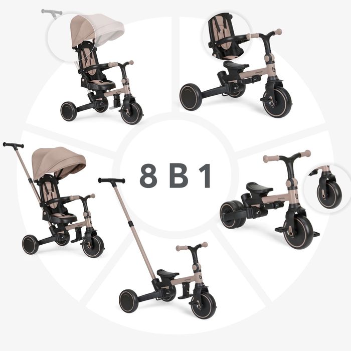 Ново Trix 2 Beige Триколка 8в1