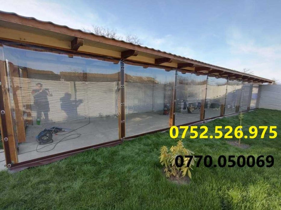 Folie/ folii terase si foisoare, transparenta, tratata UV, 0,8