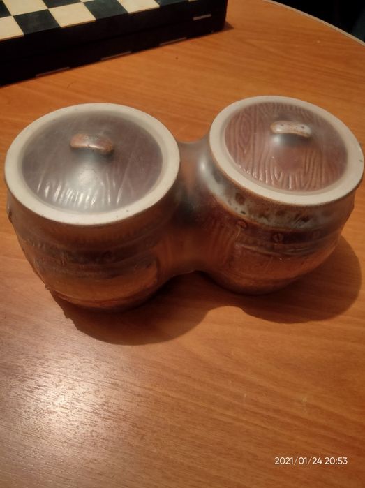 Салоники керамические сахар-соль