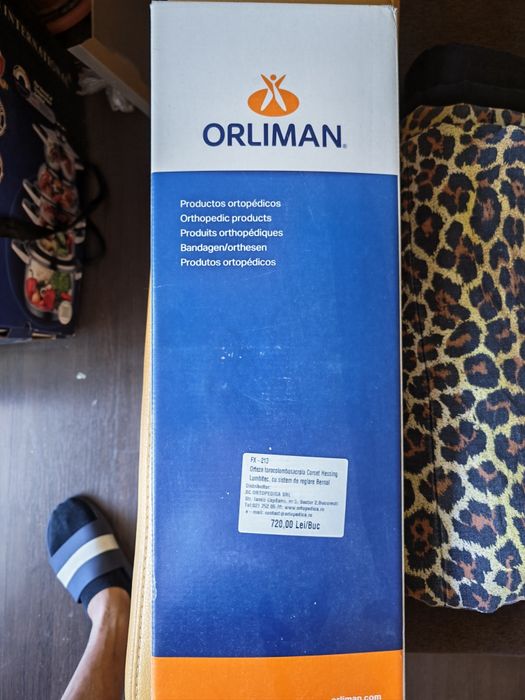 Ortogeză / Centură dorso-lombară Lumbitec 50 cm (Faja Dorsolumbar Lumbitec 50 cm / Dorso-Lumbar Support Belt, 50 cm)