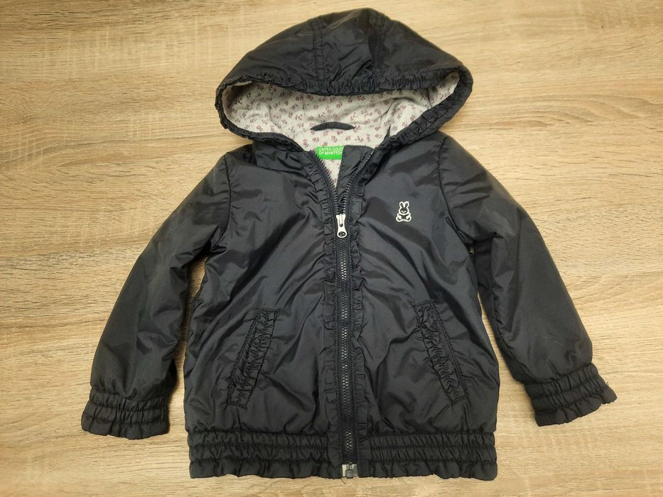 Geaca cu gluga bebelus, marca United Colors Of Benetton, marimea 82 cm