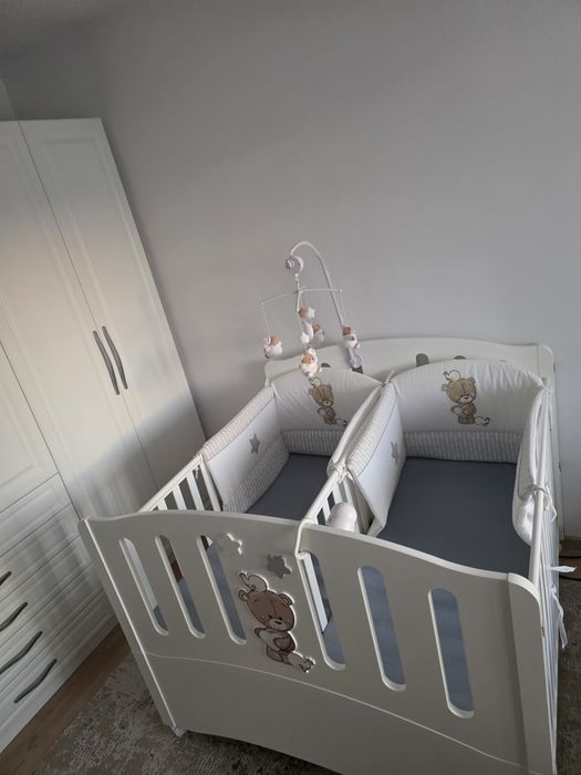 Pătuț  bebe gemenii