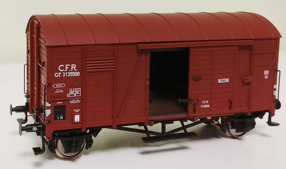 macheta Vagon CFR  GVSF uși glisante Exact Train Ep.III nou raritate