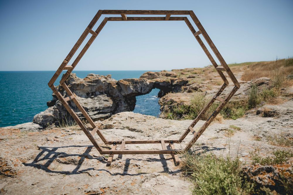 Дървена Бохо Сватбена Арка под наем - различни видове