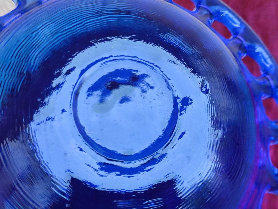 Fructieră sticlă masivă