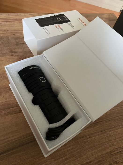 Lanterna Sofirn Q8 Plus 24000 Lumeni USB C cu Reverse Charge 15000mAh