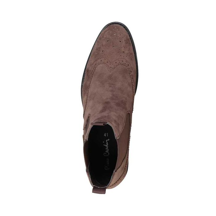 Ghete Pierre Cardin, piele ecologica cu aspect de piele intoarsa