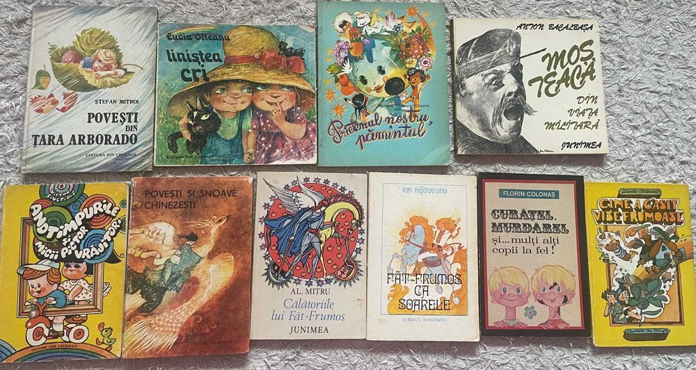 Cărți povești/BASME copii ed Creanga Malis Junimea 1970-1989 comunism