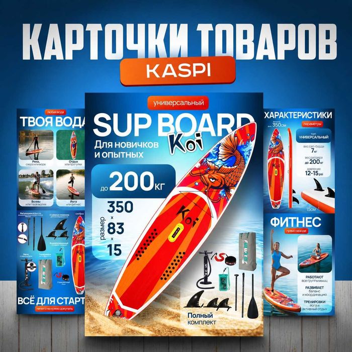Дизайн карточек товаров  ИНФОГРАФИКА | Wolt • Яндекс Еда • Kaspi