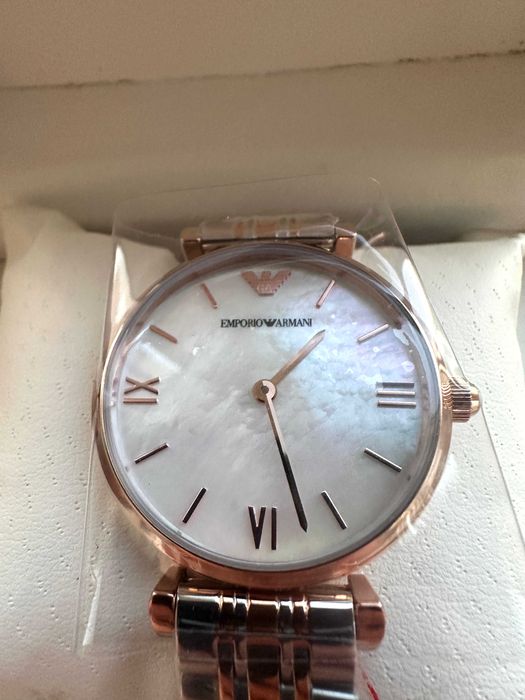 Emporio Armani Gianni T-Bar - Rose Gold - нов дамски часовник