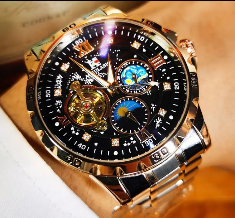 Avtomatik mexanik soat  ichidagi barcha narsalar ishlaydi