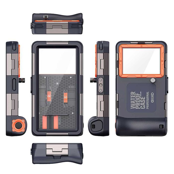 Калъф за гмуркане за телефони ShellBox Diving Waterproof Case до 6.8 инча, до 15 метра дълбочина