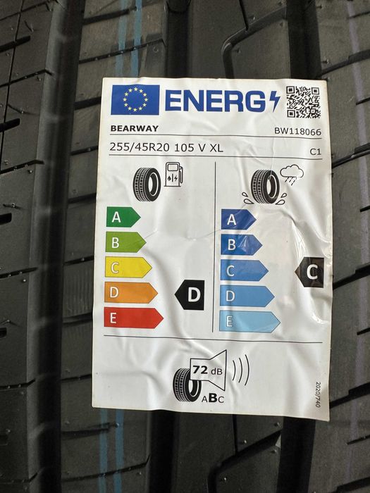 Нови Летни Гуми BEARWAY BW668 255/45R20 105V XL Нов DOT