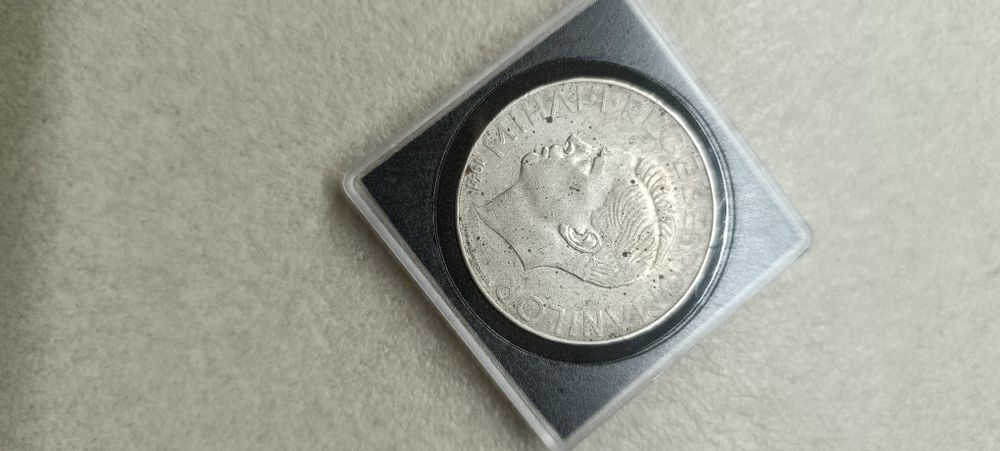 Moneda Argint 500 Lei 1941 Regele Mihai Necurățată